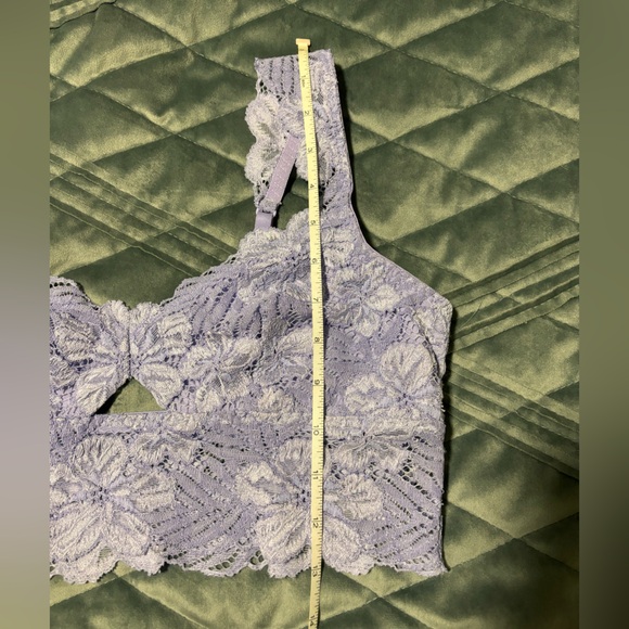 Aerie lilac lace adjustable peekaboo bralette, size large - Picture 9 of 9